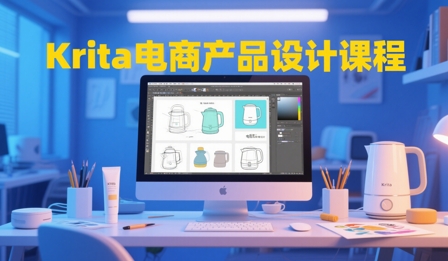 大梦老师·Krita电商产品设计课程跨境课程-外贸教程-精品网课-电商运营课库课堂